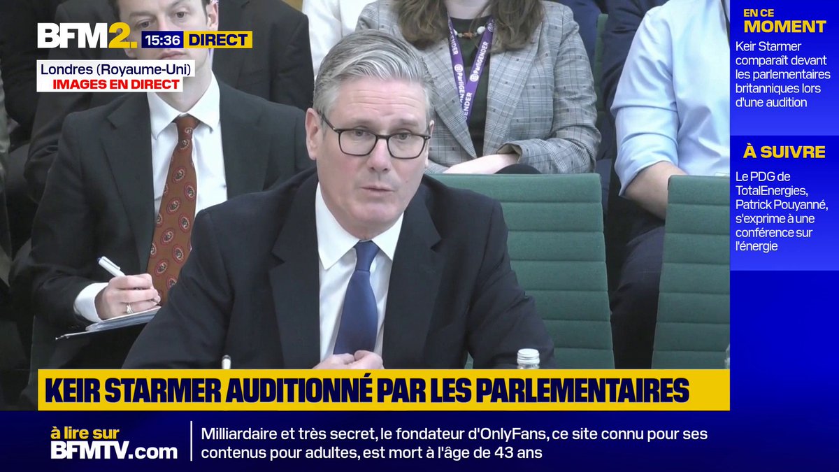 Guerre au Moyen-Orient : Keir Starmer "salue" les négociations entre les USA et l’Iran et déclare qu'il "était au courant" de ces discussions #BFM2