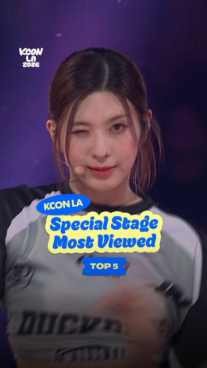 [#KCONLA2026] Top 5 Most-Viewed Special Stage in LA! Ready for it? This year’s stages are about to go off😎💥 - KCON LA 2026 AUG 14-16 Arena, LA Convention Center 🔗 Ticket Info Let‘s #KCON