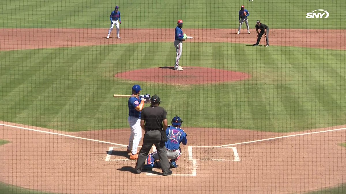 ALVY BOMB 💣 Francisco Alvarez hits a three-run shot off of Sean Manaea!