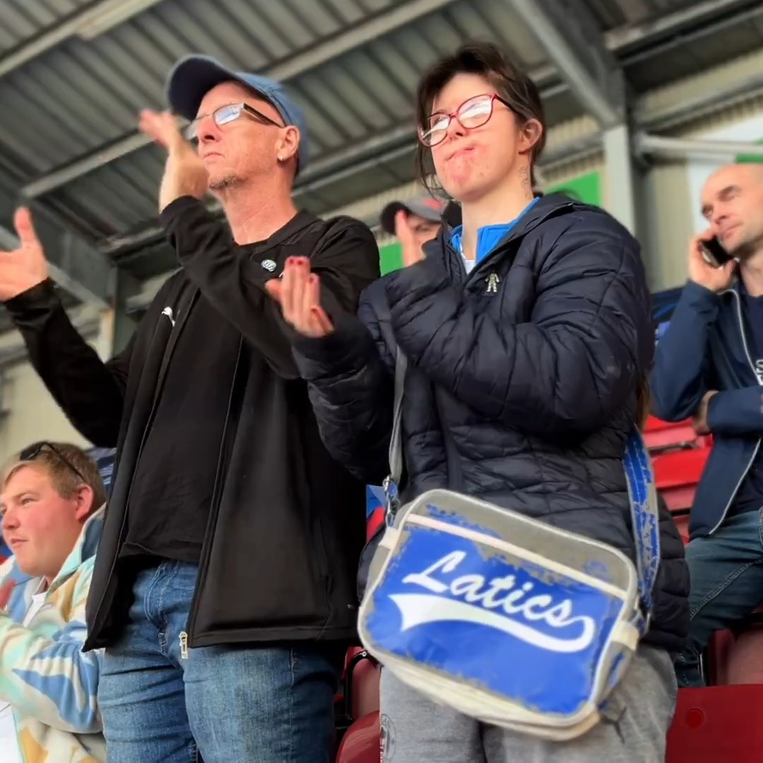 👋 Meet Danielle. A fan with Down Syndrome who we are proud to call one of our own, whose passion proves that Down Syndrome is no barrier to anything in life. 🫶 #wafc 🔵⚪️ | #WorldDownSyndromeDay
