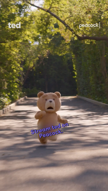 Now's not the time for questions! A new season of #ted is streaming on Peacock.