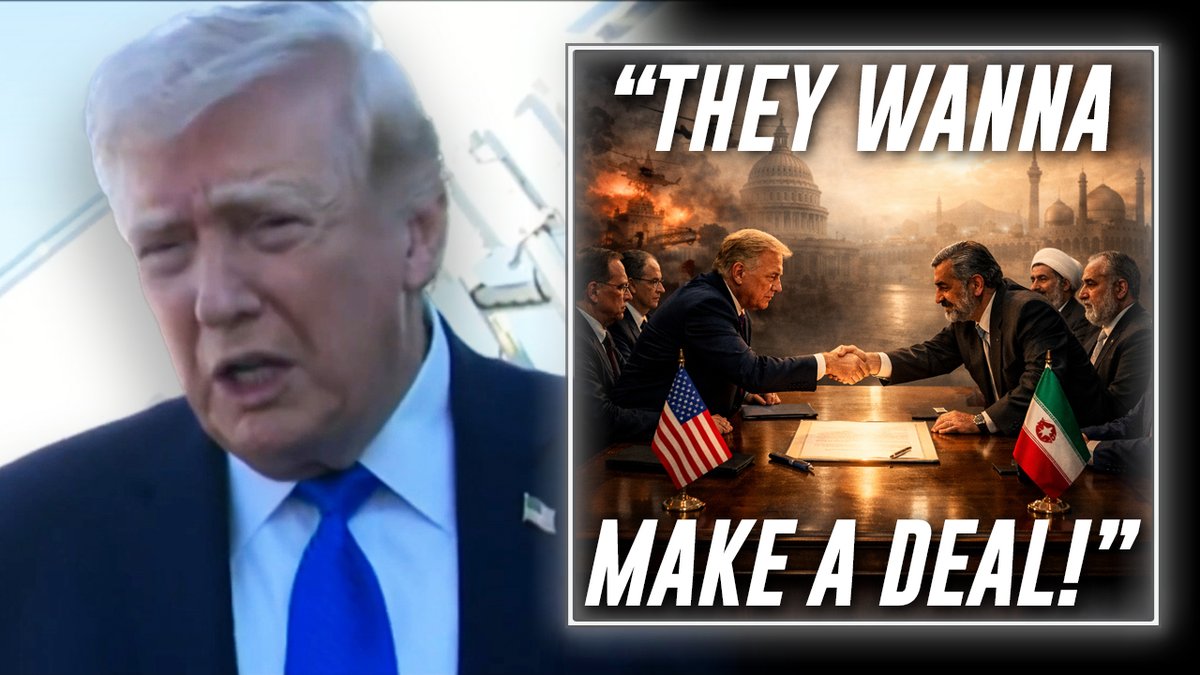 BREAKING VIDEO: "They Called— They Wanna Make A Deal," Iran Calls Trump To Start Negotiations As US Postpones Military Strikes On Energy Infrastructure! President Trump Stresses No Nuclear Weapons For Iran & Warns US Will ‘Just Keep Bombing’ If Talks Fail! »WATCH THE LIVE ALEX JONES SHOW NOW: