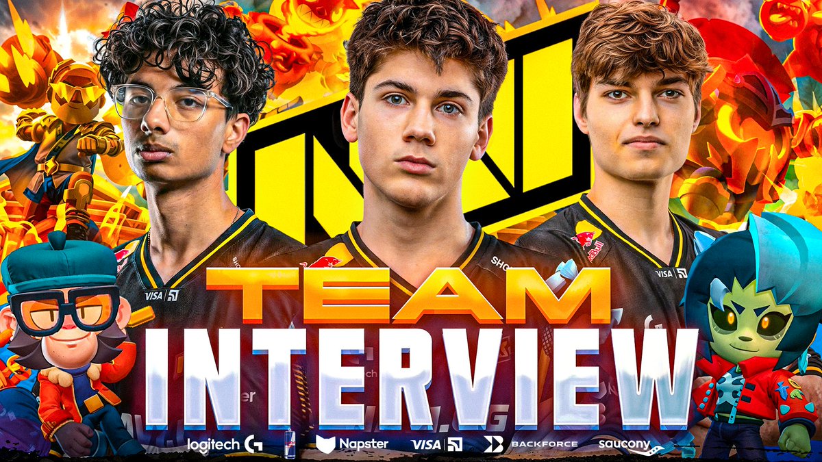 New player in NAVI’s roster and what’s currently meta? Watch the team interview with our Brawl Stars lineup 🔝