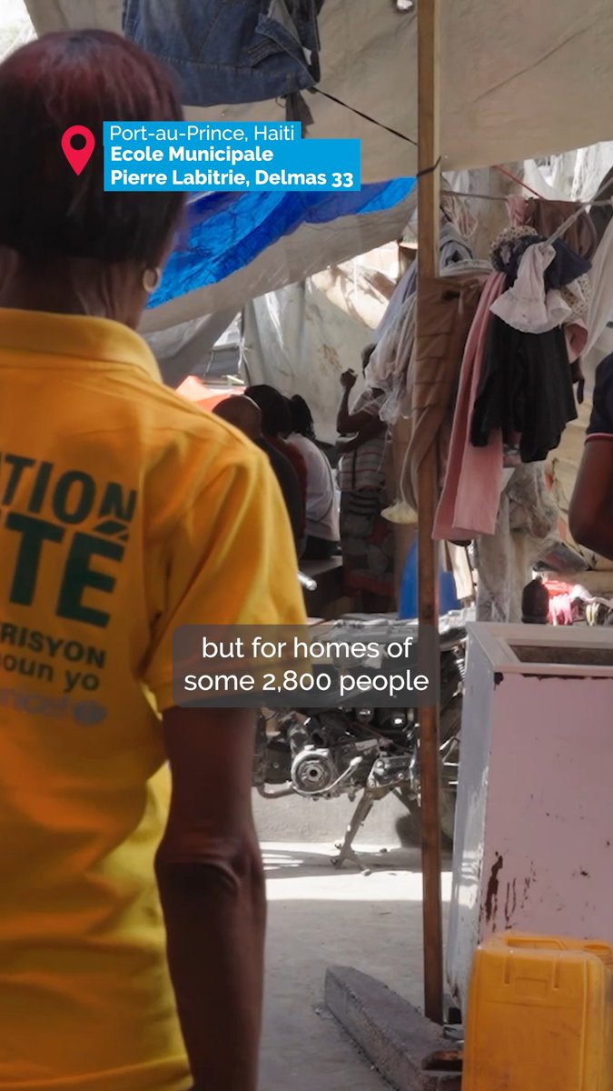 Escalating violence in #Haiti has displaced over 1.4 million people. Many schools have been turned into shelters, further limiting access to education. Humanitarians are delivering life-saving aid. But people need much more support from the world. More from Edem Wosornu.