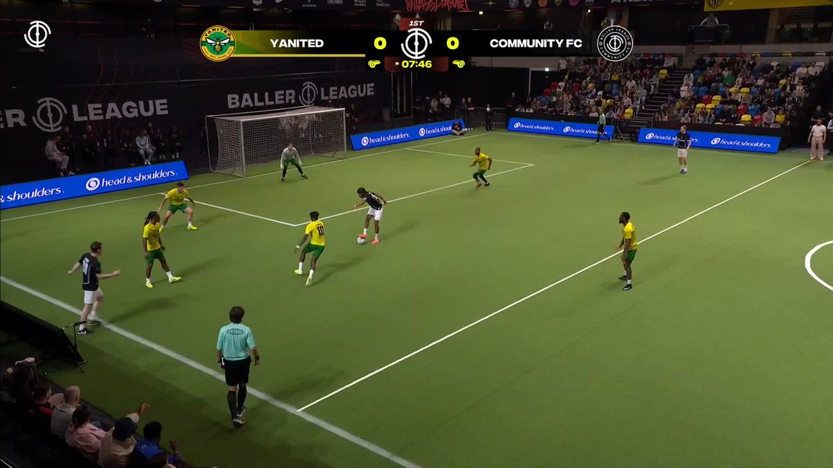 Community FC have taken the lead against Angry Ginge's Yanited thanks to this strike from Mulugeta Kidu ๐ฅ