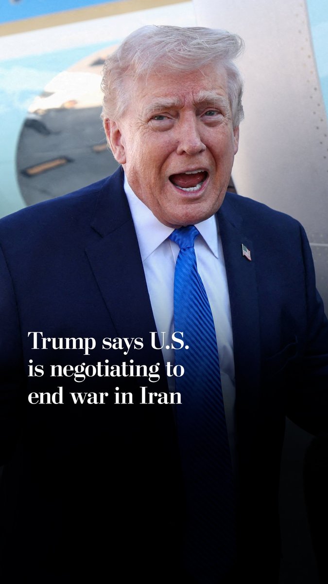 President Trump said on March 23, the U.S. is negotiating with Iran to end the three-week-old war, declaring that the two sides had “very good and productive conversations” that will continue throughout the week.