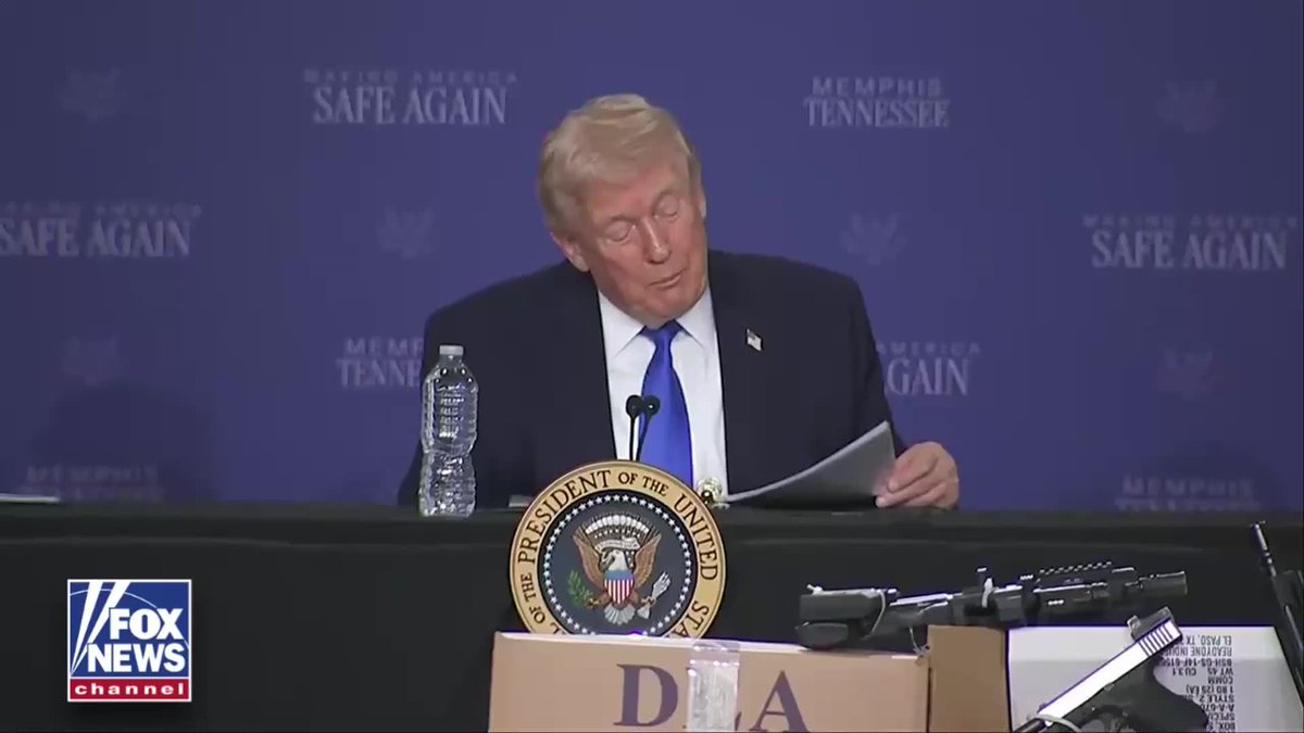 BREAKING: “For years prior to our involvement, Memphis had become known for something else, being the murder capital of the USA.” “It was averaging more than one murder per day… but here’s the good news, it’s been fixed.” –President Trump
