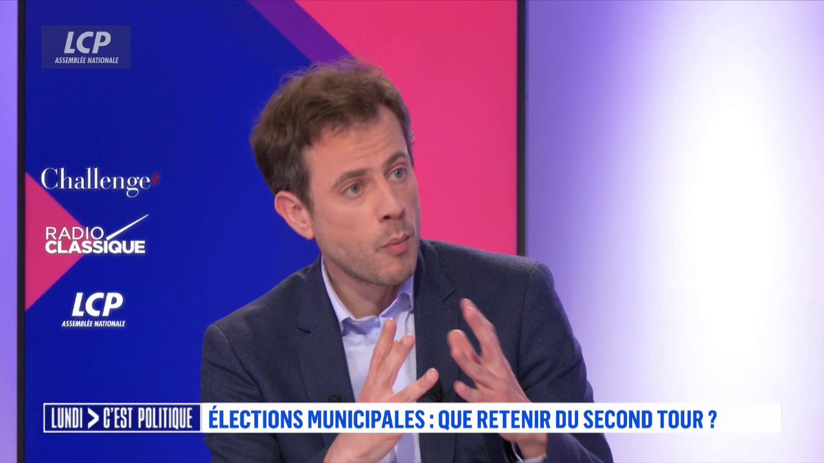 "A #Roubaix il y avait un front anti-LFI. David Guiraud est élu très largement à Roubaix", fait valoir Paul Vannier (LFI). "S'il faut être seuls contre tous [à la présidentielle], nous le ferons (...) Ce sera une bataille entre nous et l'extrême droite en 2027". #LCPol