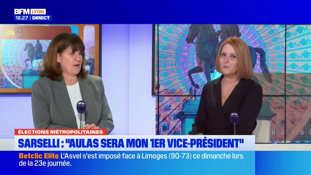 Métropole de Lyon : Véronique Sarselli (Grand Coeur Lyonnais) est l'invitée de Bonsoir Lyon