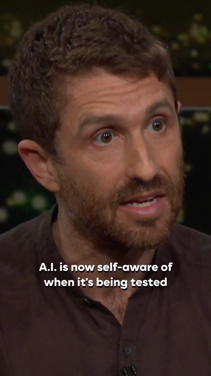 "This is not to scare you. It's to be crystal clear about where this is heading: This is heading towards an anti-human future." Watch Tristan Harris give Bill Maher an eye-opening A.I. update. 😮🤖 See The AI Doc + join #TheHumanMovement @