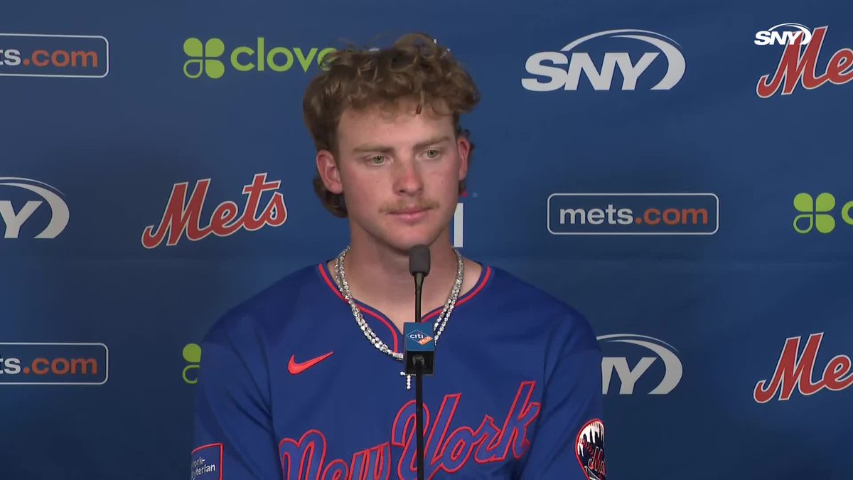"Joy over everything - knowing that I worked hard for it...it's all going to come true, my dreams since I was little" Carson Benge says his parents will be his first call after hearing that he'd made the Mets' Opening Day roster: