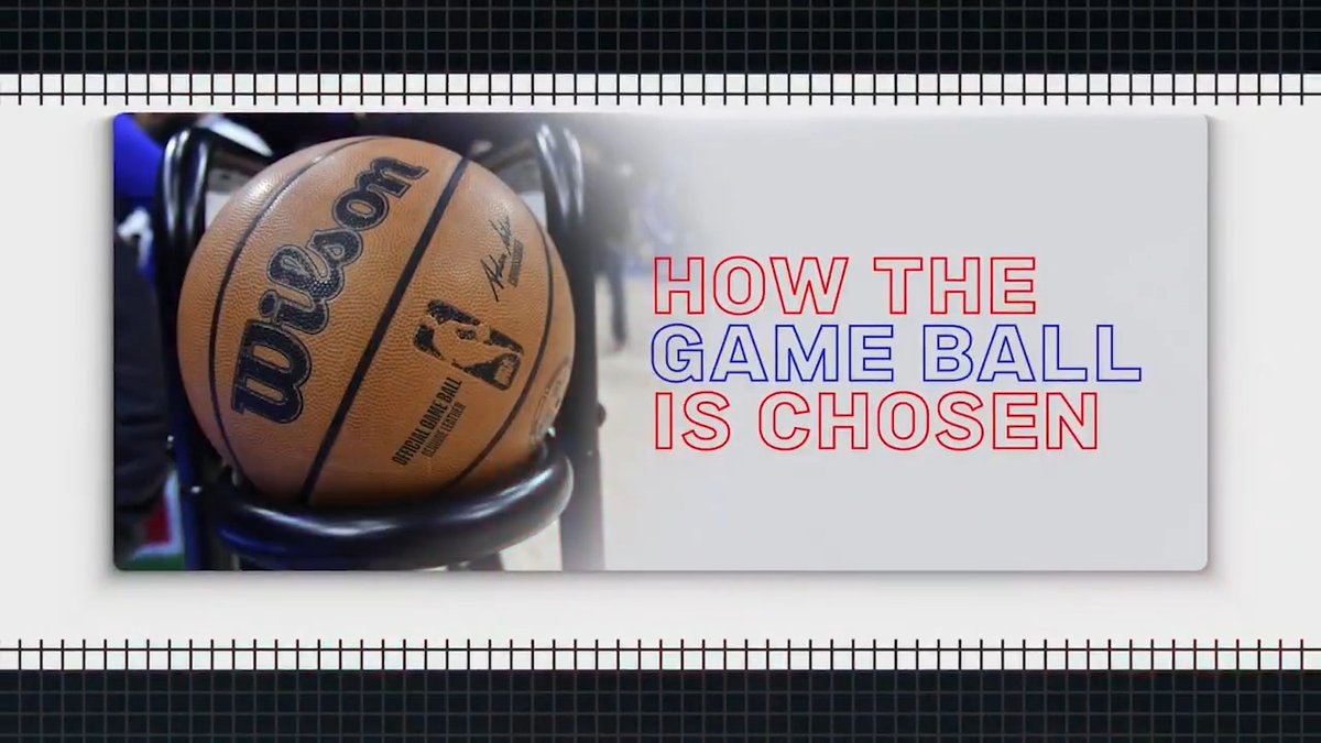 Not all basketballs are the same 🏀 Learn more about the process NBA players and officials go through before tip-off.