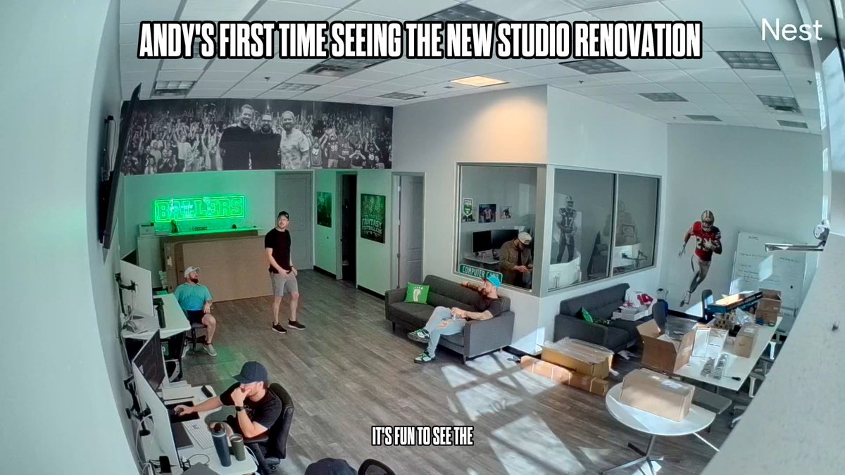 We made some studio renovations over the last week… here’s Andy’s raw, mostly unfiltered reaction to seeing them for the first time 👀🤣