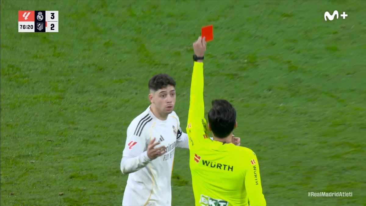 ''Es una amarilla muy clara''. Mateu Lahoz, sobre la acción de Fede Valverde. #ElDíaDespués