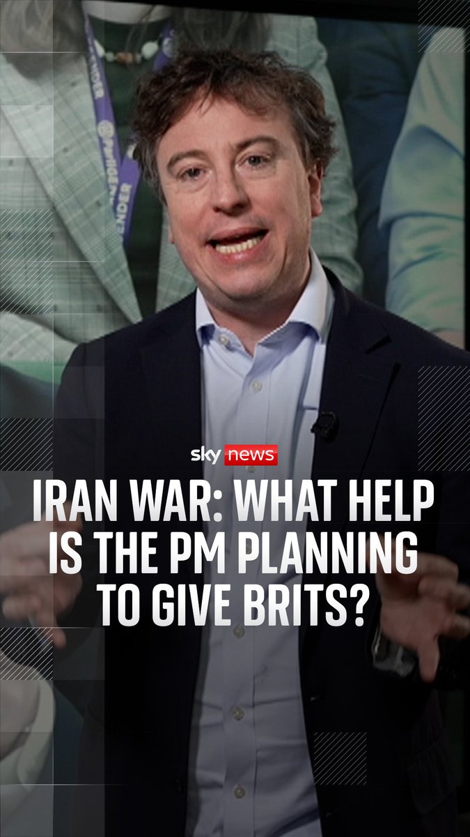 Iran war: What help is the PM planning to give Brits? Sir Keir Starmer revealed that he’s looking at giving support to households for their energy bills. But he warned that he's unable to give as much as Liz Truss offered when she was PM. Sam Coates Sky