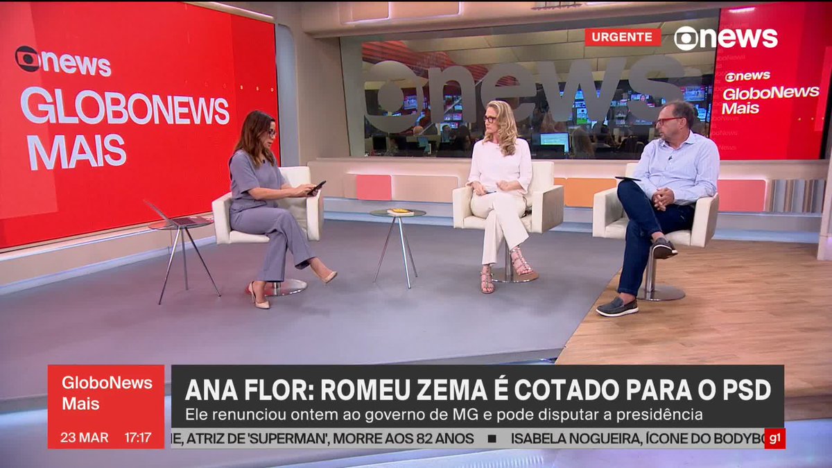 Romeu Zema, ex-governador de Minas Gerais que renunciou ontem (22), é cotado pelo PSD para concorrer à presidência, apura Ana Flor. ➡ Assista: #GloboNews