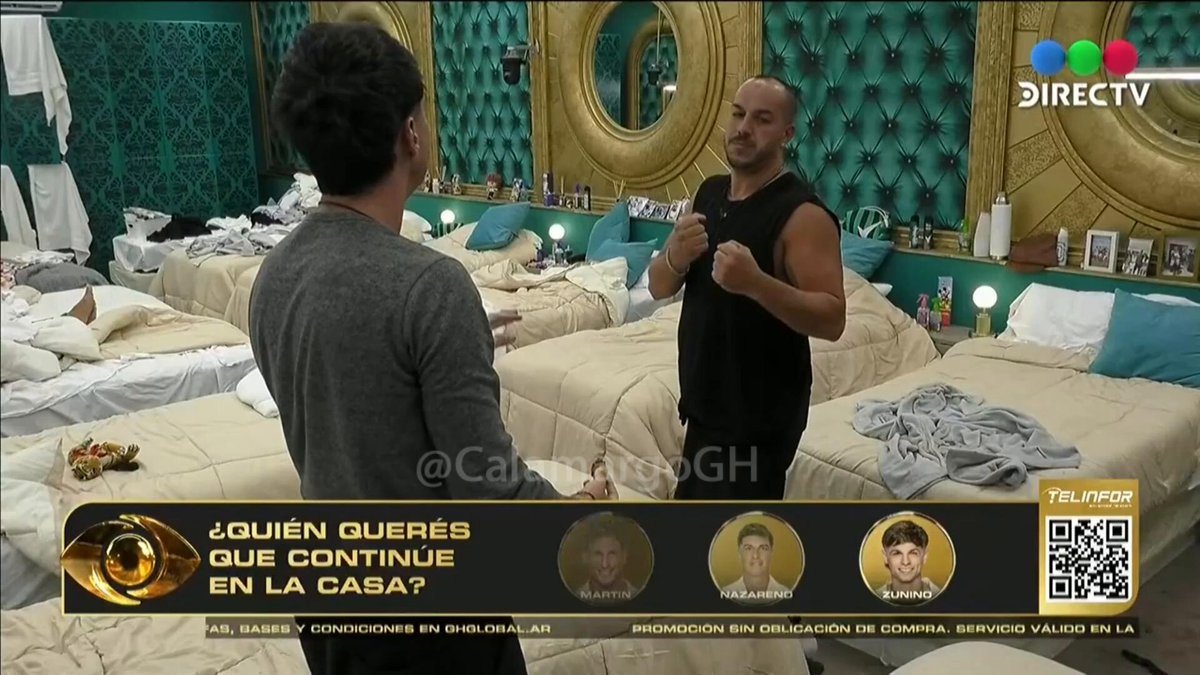 Naza quedó totalmente expuesto como el rey del lleva y trae para quemar a Emanuel por atrás. Cuando Ema lo encara directo, se hace el boludo, no se hace cargo de nada y para zafar tira la culpa a La Maciel... tratándola encima como hombre. Naza: "Te lo dijo él" 🙄 #GranHermano