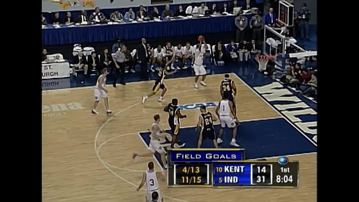 1️⃣5️⃣ 3-pointers‼️ #OTD in 2002, Indiana Basketball shot 79% from downtown to beat Kent State and advance to the Final Four.