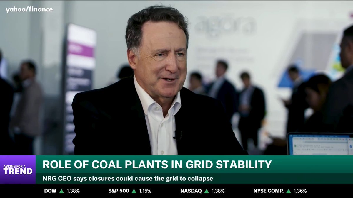 "I don't think in today's world, with tight power markets, you can divert a significant amount of electricity away from consumers and other businesses to data centers," NRG CEO Larry Coben says. "That will leave them without enough power or with very, very expensive power."