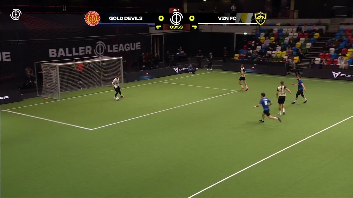 A moment to forget for the VZN FC goalkeeper as Gold Devils take the lead 😬