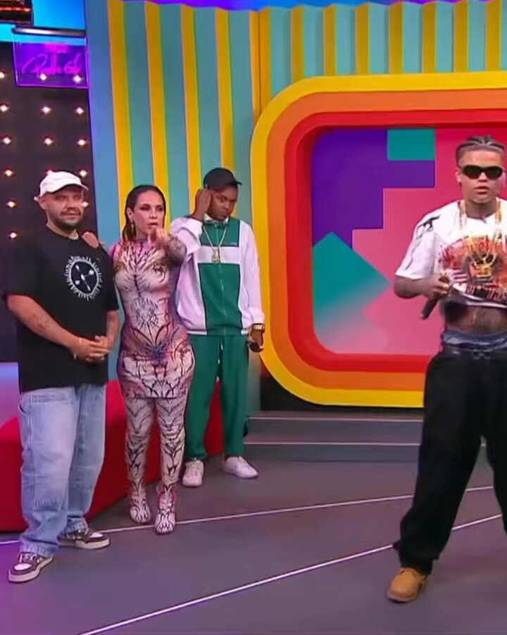 Sósia do Cabelinho revela ao vivo que fez todas as tatuagens que o Cabelinho tem