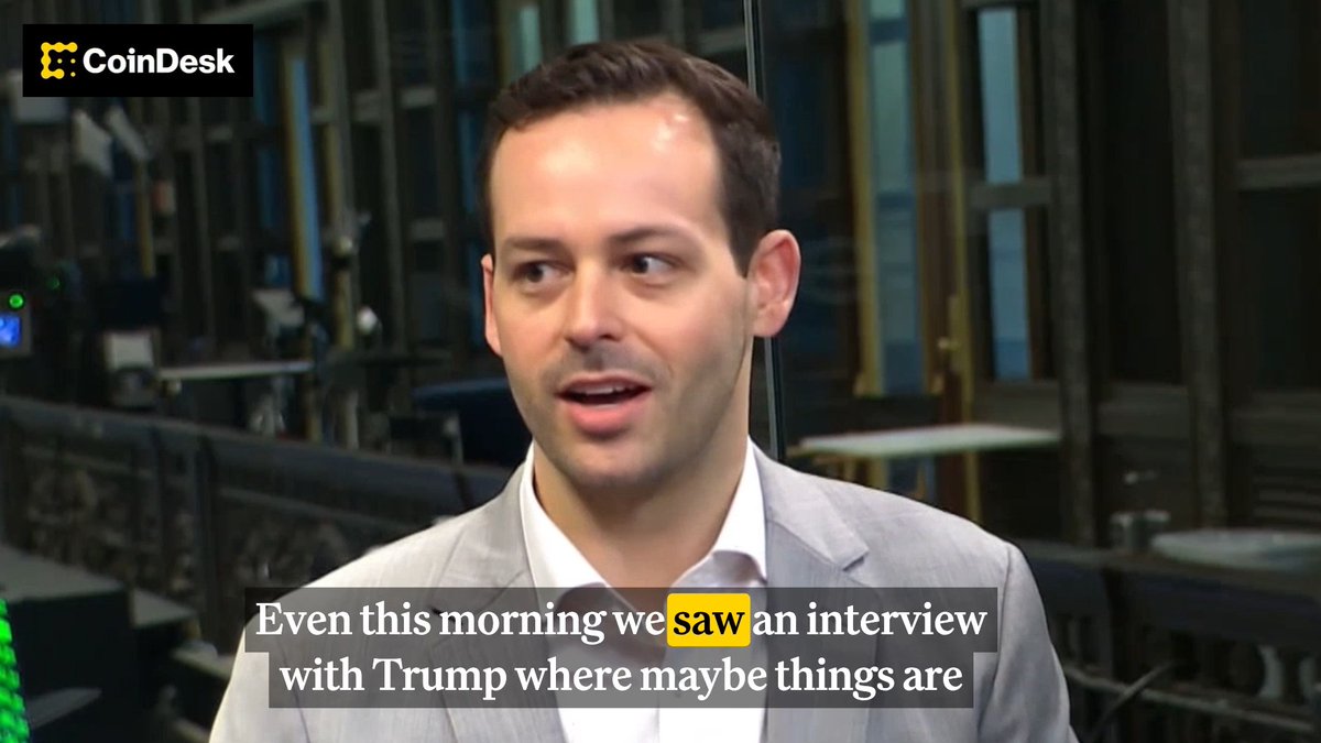 WATCH: Ryan Rasmussen of Bitwise on Iran, risk appetite and Bitcoin. "Our general view is that we're going to see the conflict ease sooner rather than later, that investors are going to turn risk on."