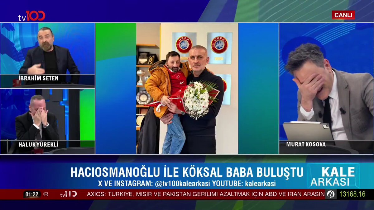 İbrahim Hacıosmanoğlu'nun Köksal Baba'yı kucağına alması alay konusu oldu. 😅
