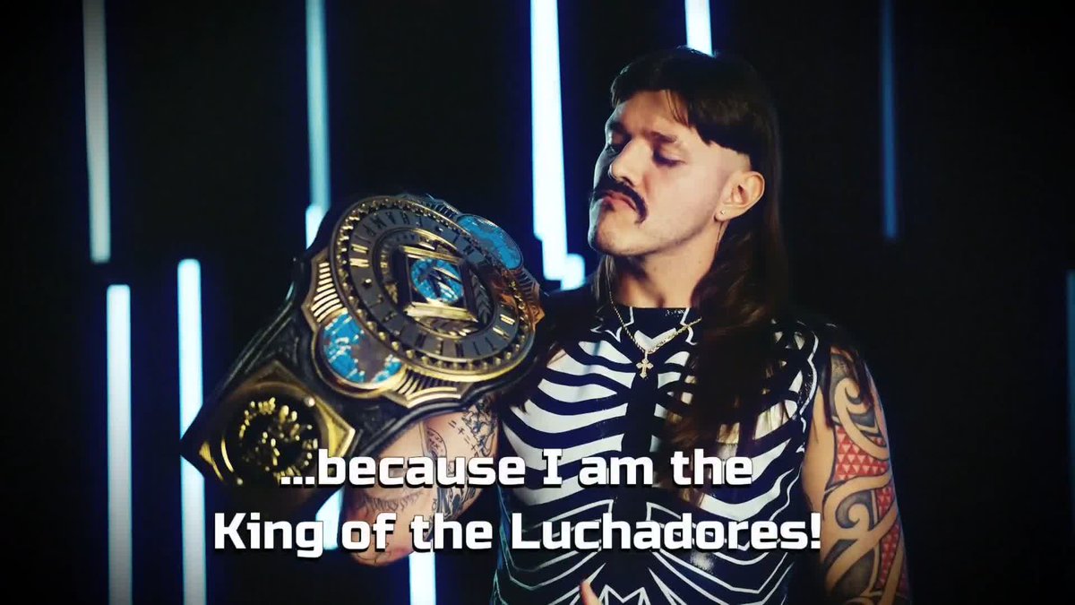 .Dominik is feeling CONFIDENT ahead of tonight's Intercontinental Title Match! 👀