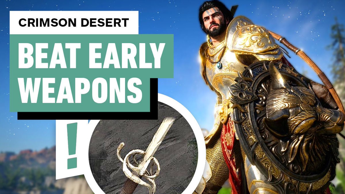 If you're looking to gain an edge in Crimson Desert before the difficulty spikes, here's where you can find the best early-game weapons and shields, from the Legionary’s Gladius to the Hwando greatsword.