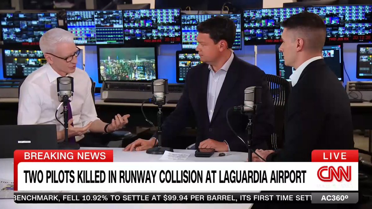 "This is kind of symptomatic of an aviation system that's really bursting at the seams": CNN's Pete Muntean and former air traffic controller Chris Gallant give insight into the runway collision at LaGuardia airport.