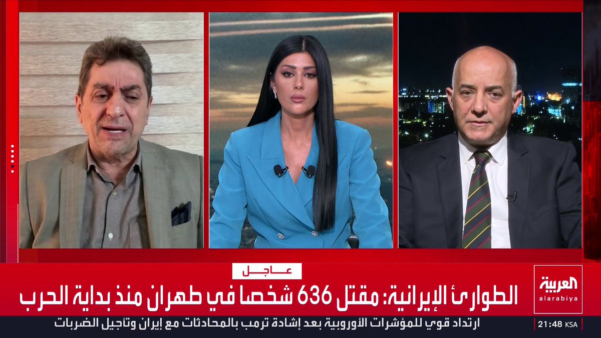مدير المركز العربي للدراسات الإيرانية محمد صالح صدقيان يتهرب من الإجابة عن سؤال بشأن قصف إيران للمنشأت المدنية في دول الخليج وليس القواعد الأميركية: لست موظفا في النظام الإيراني