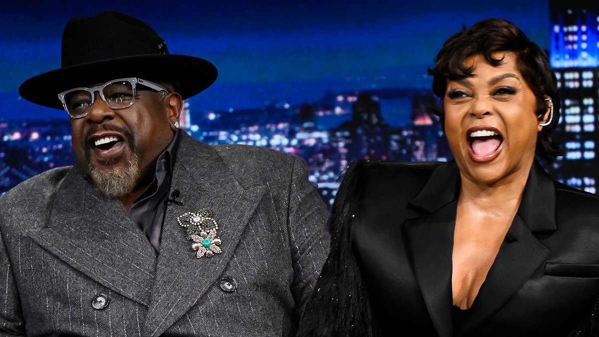 Jimmy tests Taraji P. Henson & CedricTheEntertainer’s knowledge of one another by asking them resurfaced questions from a 2011 interview 🥹 #FallonTonight