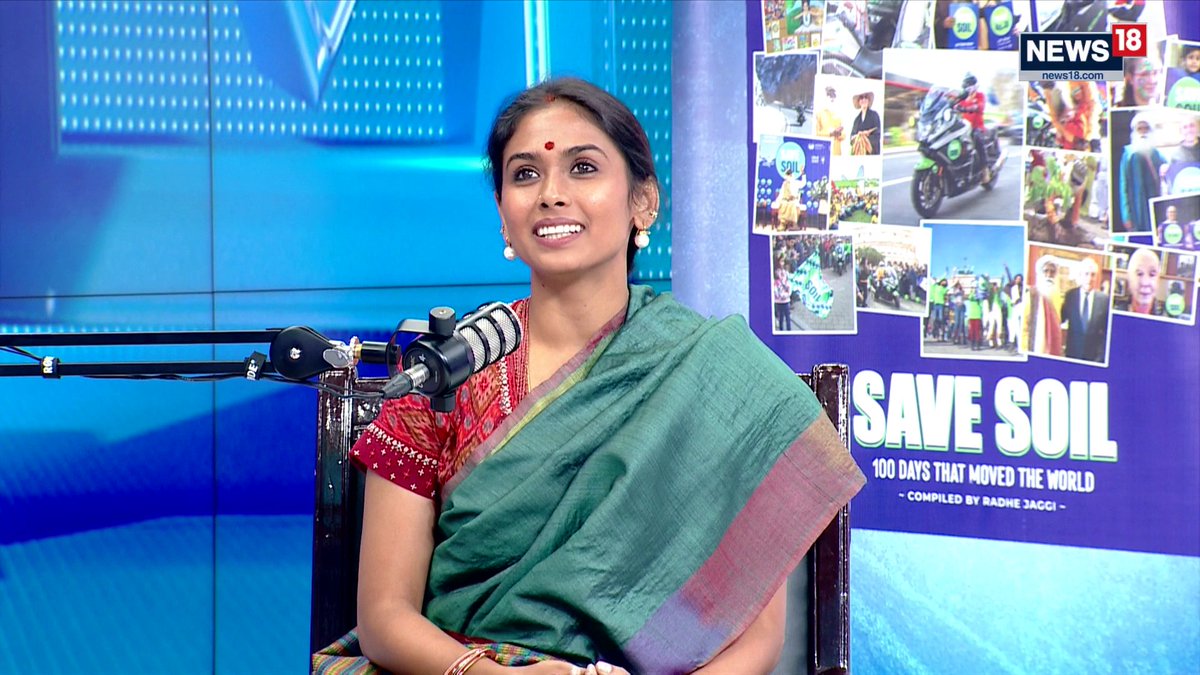 Radhe Jaggi shares her experience of being a part of the Save Soil movement started by her father, Sadhguru Anand Narasimhan🇮🇳 | #Sadhguru #SaveSoilMovement