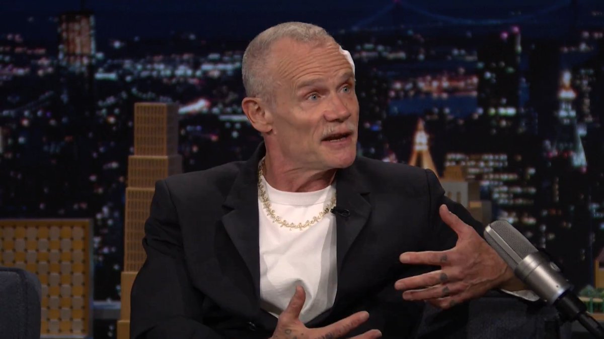 .Flea brings his love for jazz music to his new album Honora! #FallonTonight