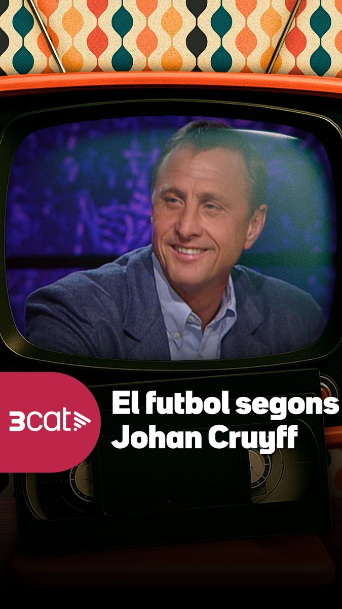“Si tu tens la pilota, l'altre no la té”. Paraula de Johan Cruyff! Recordem el mític i estimat jugador i entrenador avui fa 10 anys que va morir. #Arxiu3Cat
