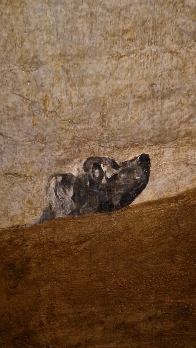 A solas con las Pinturas Negras de Goya: "Perro semihundido" (entre 1820 y 1823)