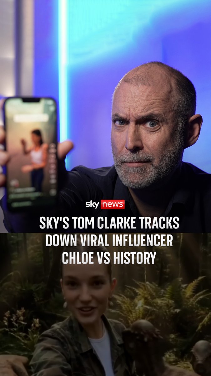 Chloe Vs History is a TikTok channel that features AI-generated videos and has gained millions of followers. โ โ Sky's Tom Clarke tracks down the AI-generated vlogger to discover how they have built a massive online audience and if "she" is a real personโ