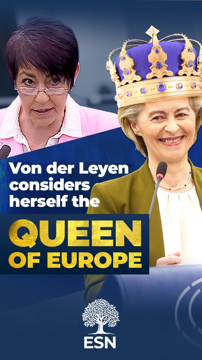 ++ #VonderLeyen considers herself the Queen of Europe: But we will NEVER allow that to happen! ++
