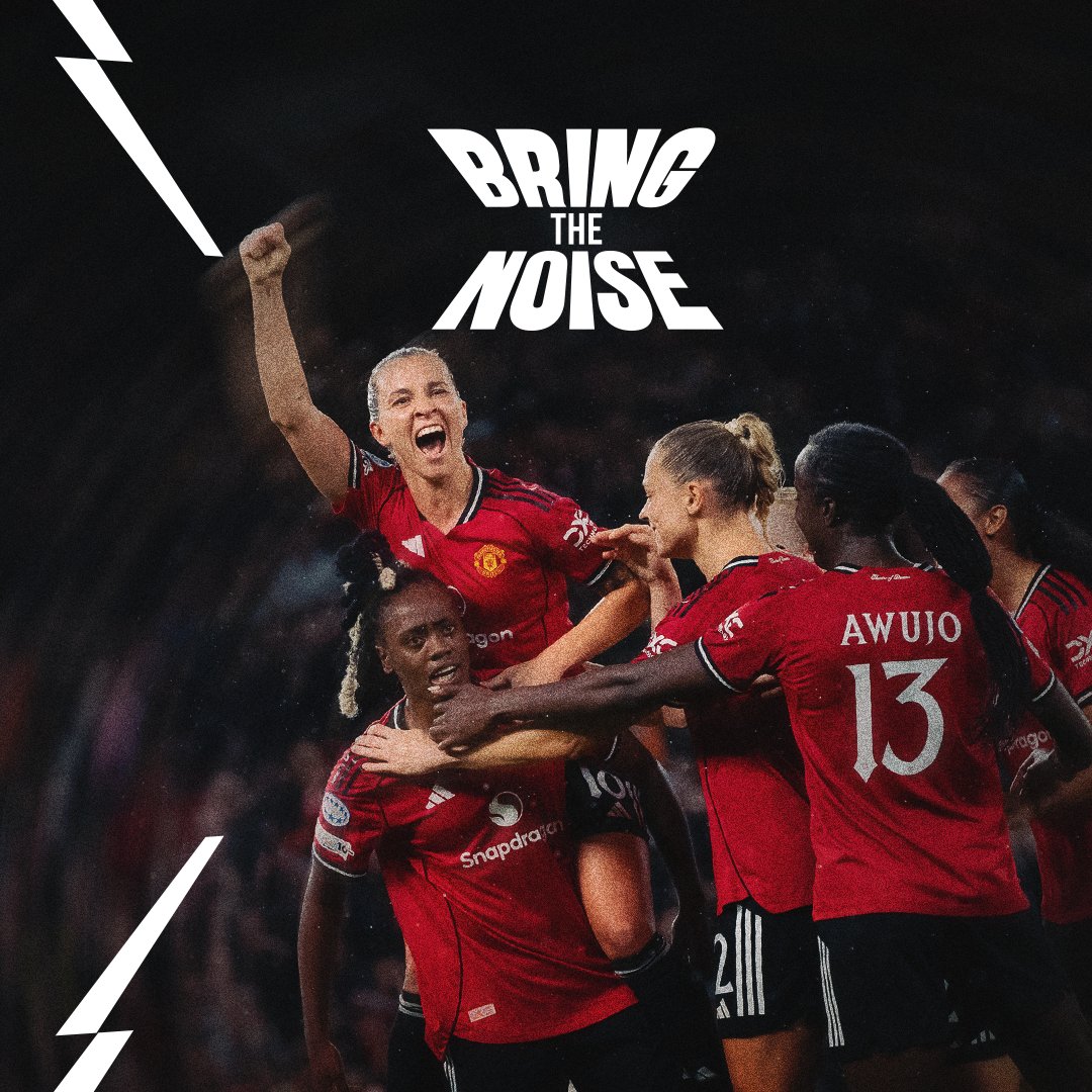 The #UWCL returns 👀🔥 Join us at Old Trafford for Manchester United Women v Bayern Munich tomorrow night 📲🎟️ 🔊 #BringTheNoise