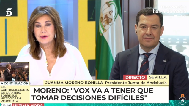 Sánchez no está en condiciones de convocar elecciones: los números no le dan y las perdería. Ha optado por dejar a Montero sola en Andalucía. 📺 Juanma Moreno en el El programa de AR