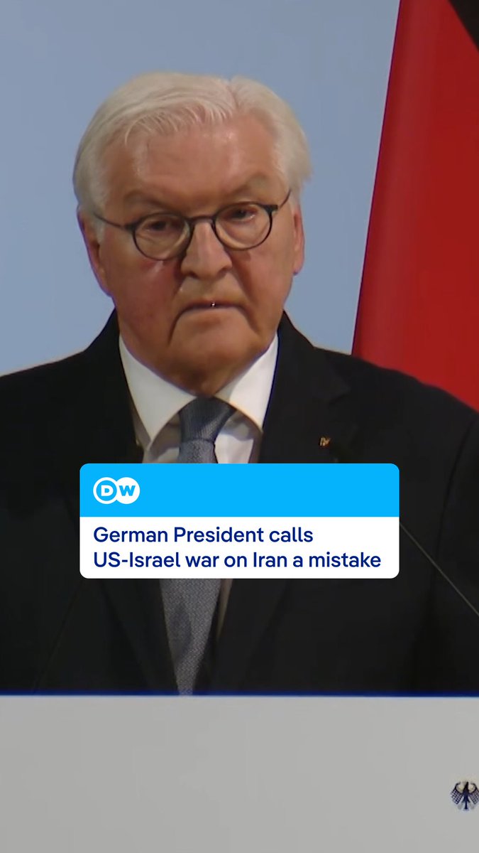 German President Frank-Walter Steinmeier has said the US-Israeli attacks on Iran are "a violation of international law."