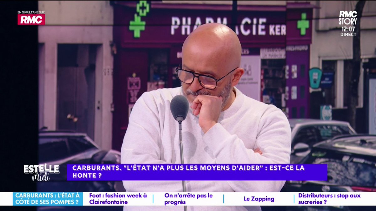 ⛽️ Carburants 🎙️ Benjamin Amar : "On a les Mozart de la finance qui sont au pouvoir de 2017, ils nous ont plombé la dette publique de 1 000 milliards donc si on dit que c'est la honte, on renvoie ça à ceux qui sont à la tête de l'État !" #EstelleMidi