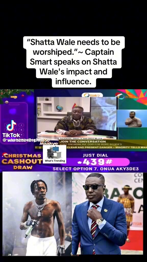 Captain Smart deirrrr Efo go block him p33 cos Ebi your Root for SHATTA WALE en side pass 😂😂😂