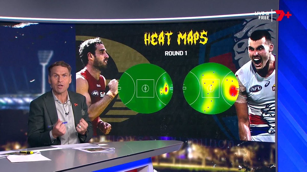 "I think Sam Darcy is being asked to come too high up the ground." 🗣️ Kane Cornes wants the Dogs to use Sam Darcy the same way the Suns use Ben King
