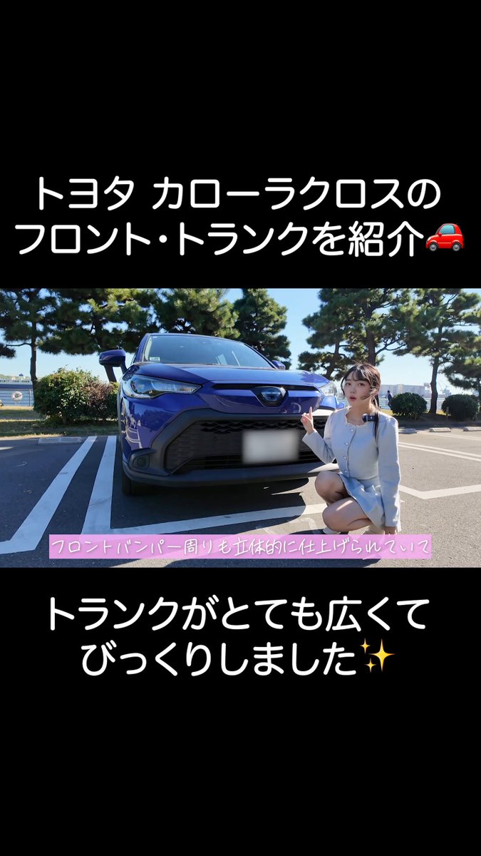 女性が中古車ディーラーだとこんな感じ🩵