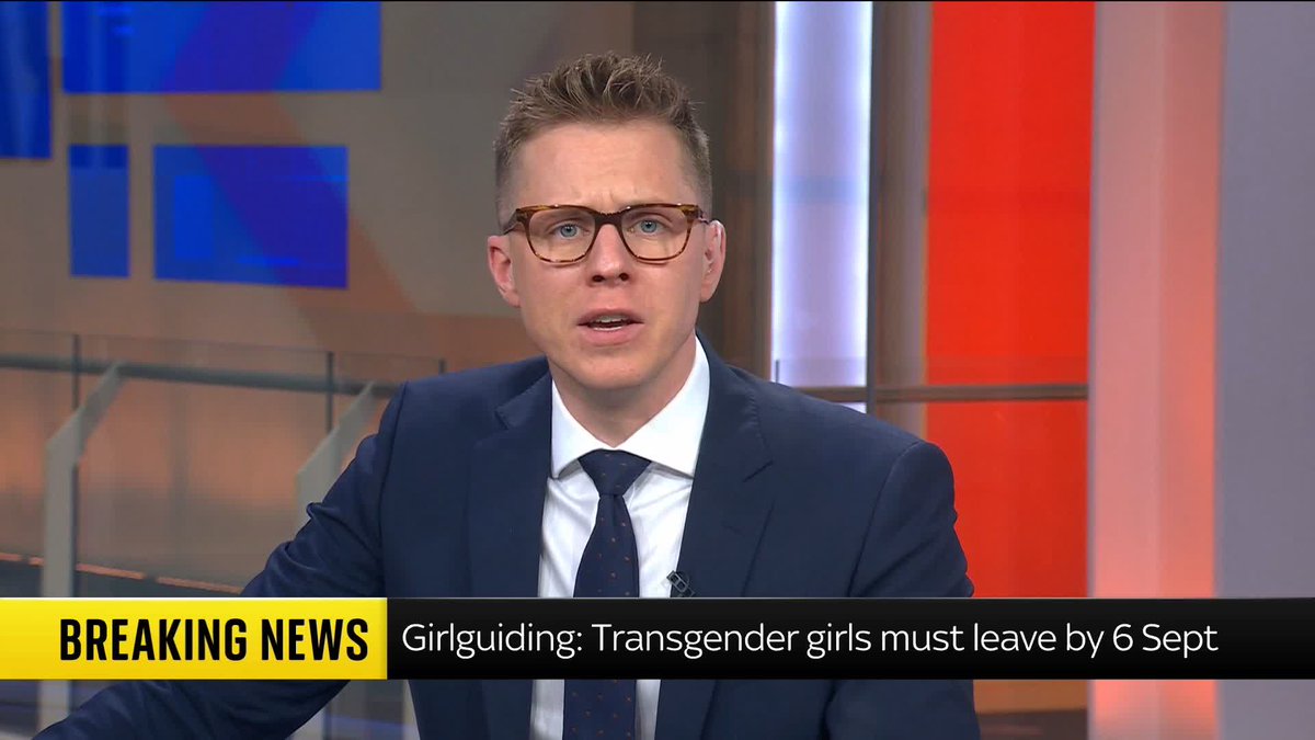 BREAKING: Transgender girls have been given until September 6 to leave the Guides. 📺 Sky 501, Virgin 602, Freeview 233 and YouTube