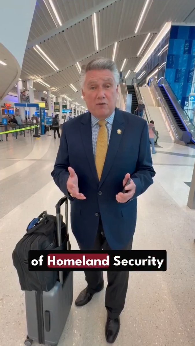Dealing with long lines at the airport? Thank a Democrat! Chuck Schumer and Senate Democrats continue to REFUSE to fund DHS, and now Americans are dealing with the consequences of their actions!