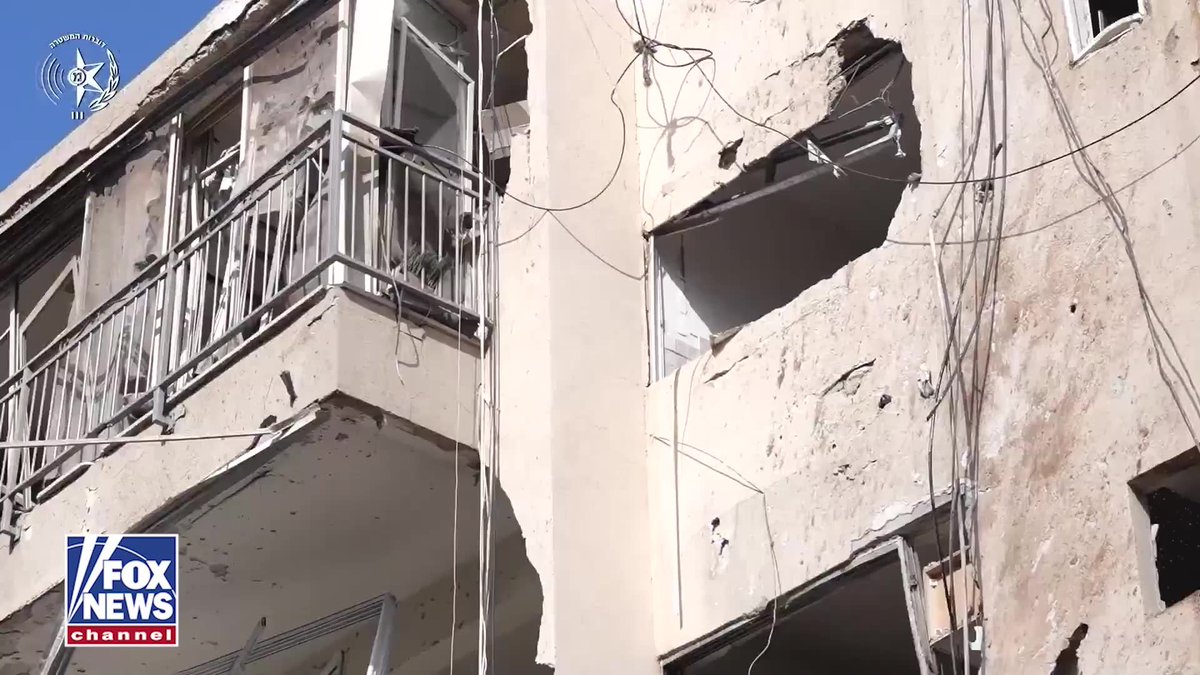 STRIKE AFTERMATH: Israel releases graphic video showing the destruction in Tel Aviv after an Iranian strike. Police footage captures the scene on the ground with debris scattered, cars damaged, and rescue crews cleaning up the chaos.