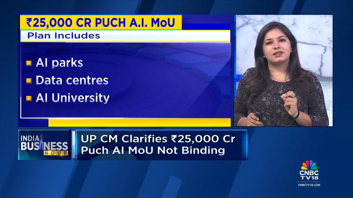 UP CM Yogi Adityanath backtracks after `25,000 Cr A.I. MoU with Puch AI, says deal is non-binding and assures detailed due diligence. Rachna Dhanrajani reports