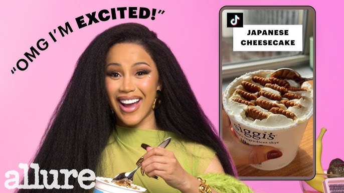Cardi B reacts to TikTok Trends with Allure. 😂